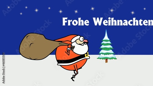 Endspurt des Weihnachtsmannes