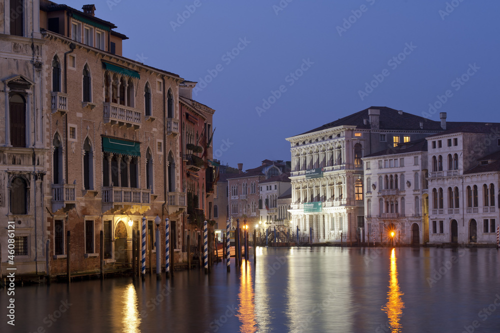sunrise over the canal grande