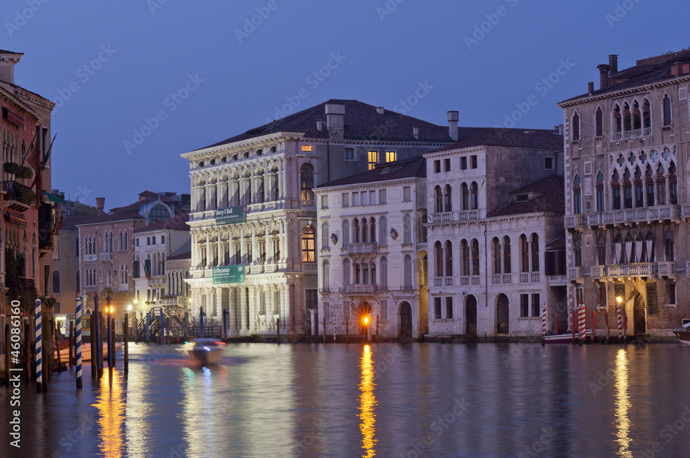 sunrise over the canal grande