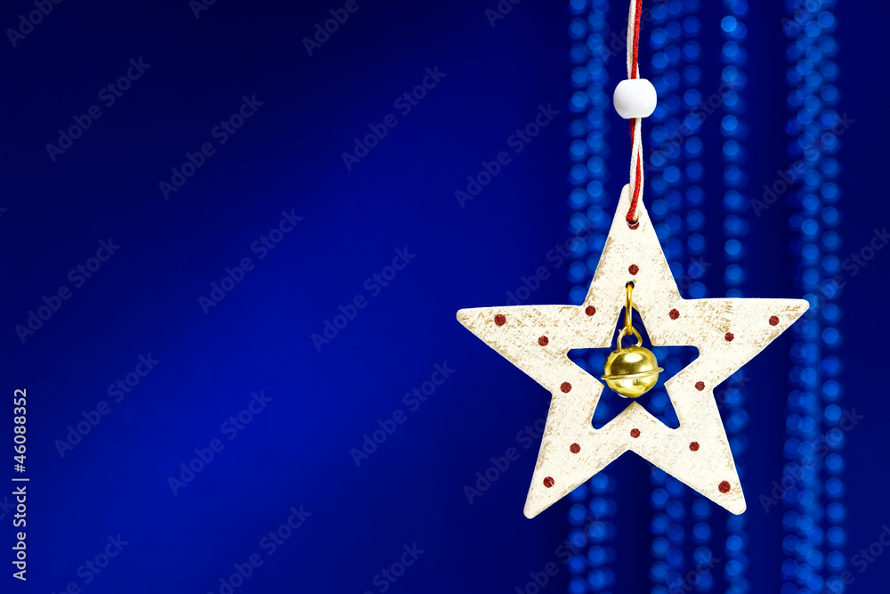 Christmas wooden star decoration Christmas wooden star decoration