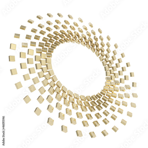 Abstract copyspace round fr...
