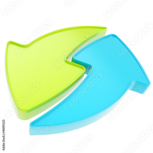 Refresh or recycle arrow em...