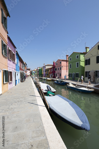 Colourfull houses in Burano