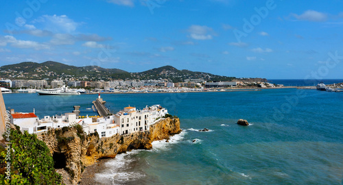 Sa Penya District in Ibiza Town, Balearic Islands, Spain