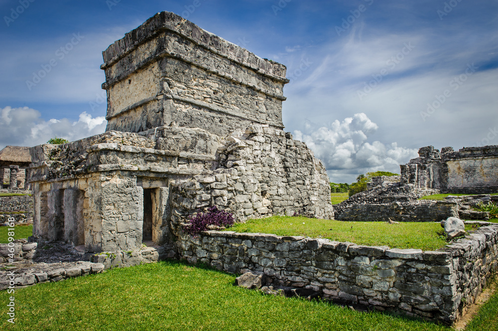 Old Mexican Ruins at Tulum