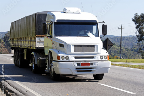 Truck transporting