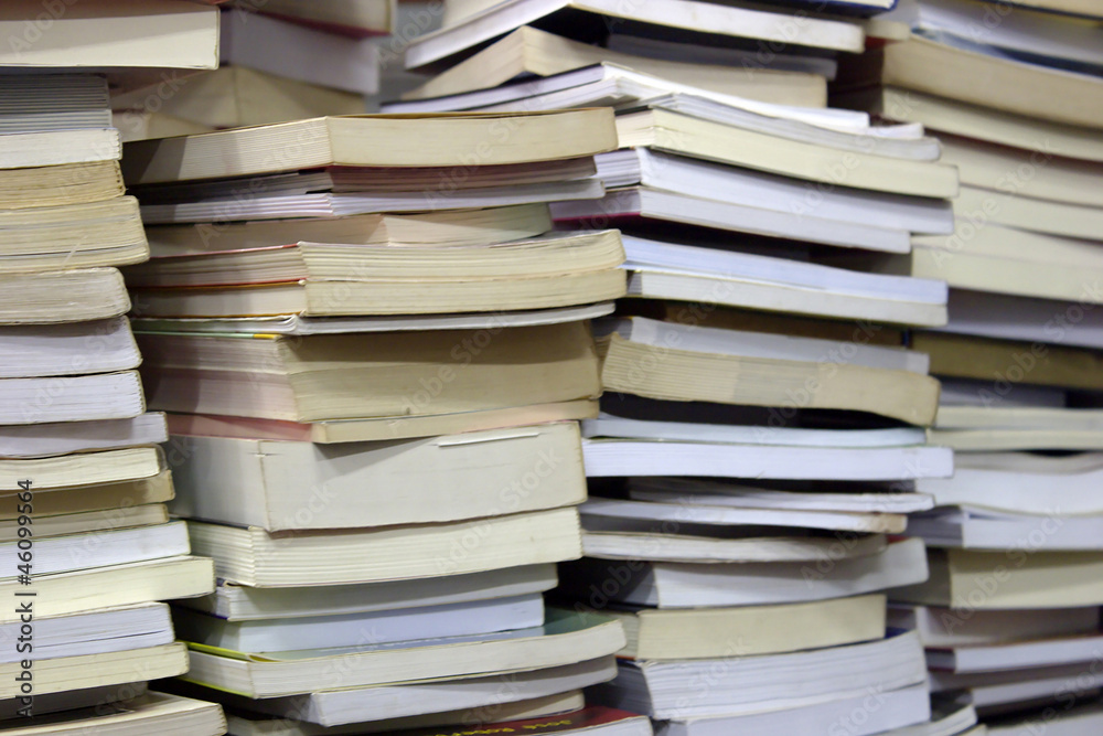 Piled books Piled books