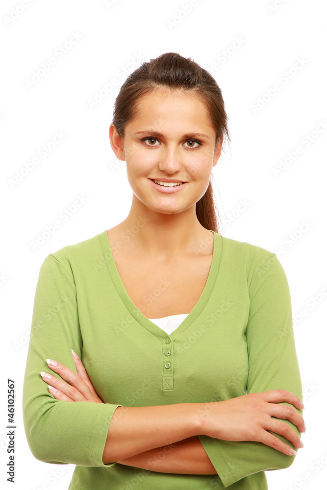Closeup portrait of a young girl Closeup portrait of a young girl