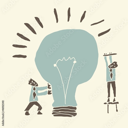 teamwork results in creating ideas