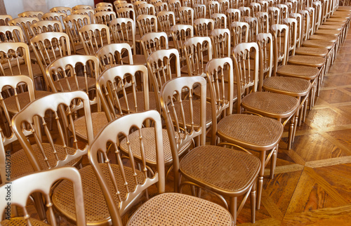 Rows of chairs