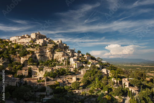 View of Gordes - one of the most beautiful villages in France.