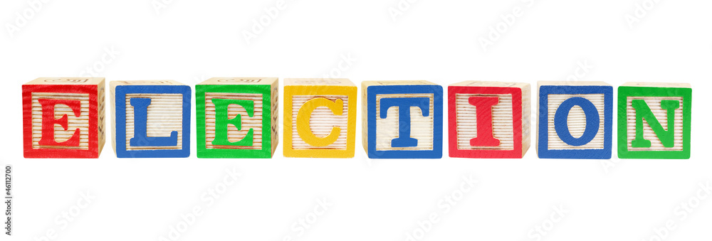 Alphabet Blocks with Voting Concept Alphabet Blocks with Voting Concept