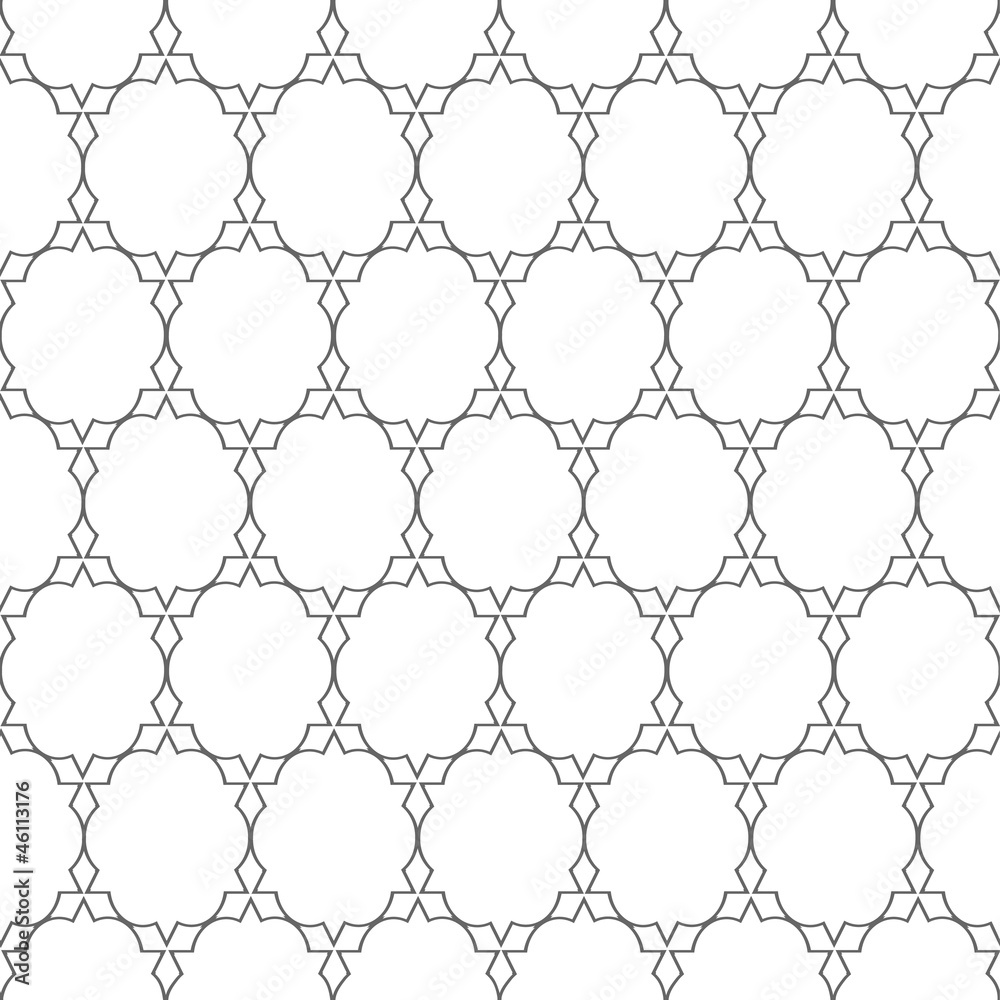 Naklejka premium Delicate pattern in arabian style