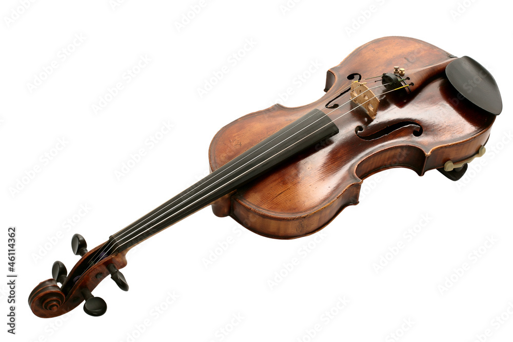 Fototapeta premium Old Dusty Precious Violin