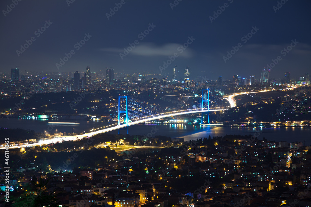 Bosphorus Bridge at the night