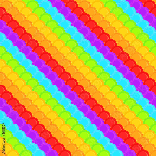 Rainbow colored squama scal...