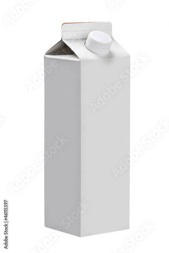 packaging the milk carton or juice