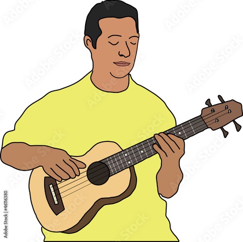 Ukulele player