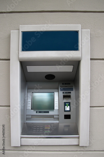 ATM Cash Machine Credit and Debit Card
