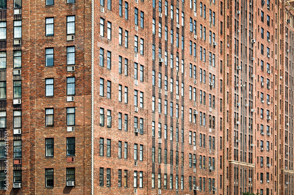Immeuble en briques rouges - New York, USA