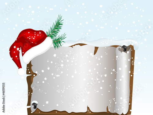 Christmas parchment