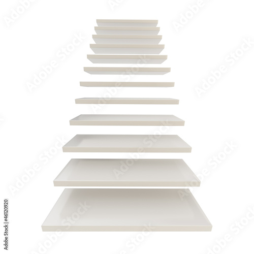 Staircase ladder made of wh...