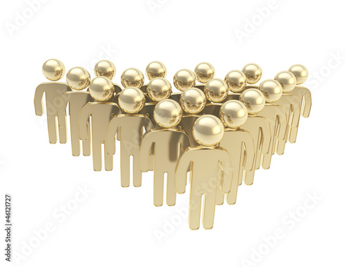 Group of symbolic human fig...