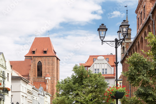 Sights of Poland. Old Town in Torun on The World Heritage List.