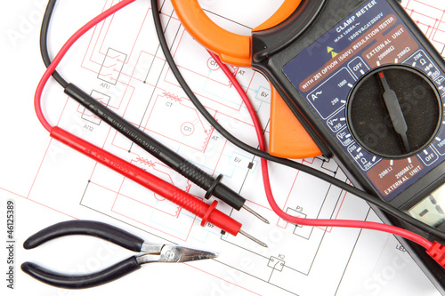 Digital multimeter and electronic circuitry