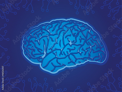 Blue Brain with Question Marks