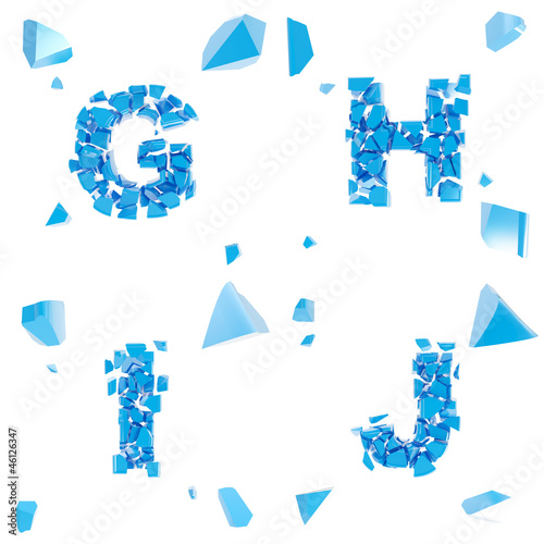 Abc alphabet symbol broken ...