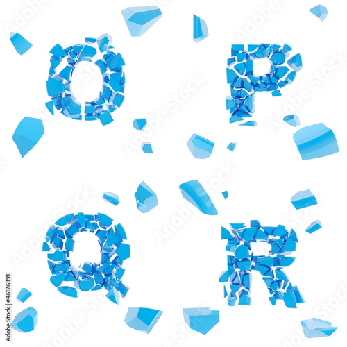 Abc alphabet symbol broken ...