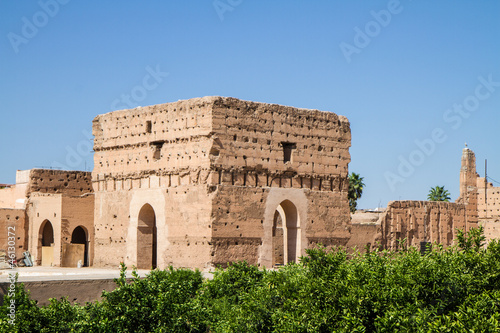 El Badi Palast  Marrakesch  Marokko