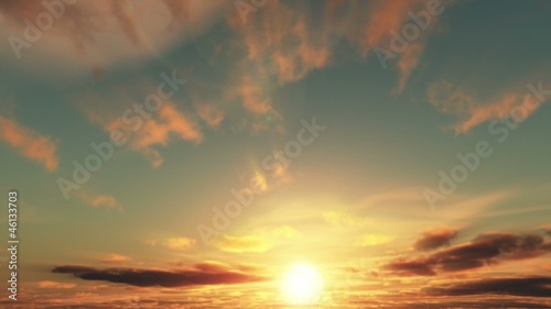 Beautiful Sunrise Timelapse Animation photo