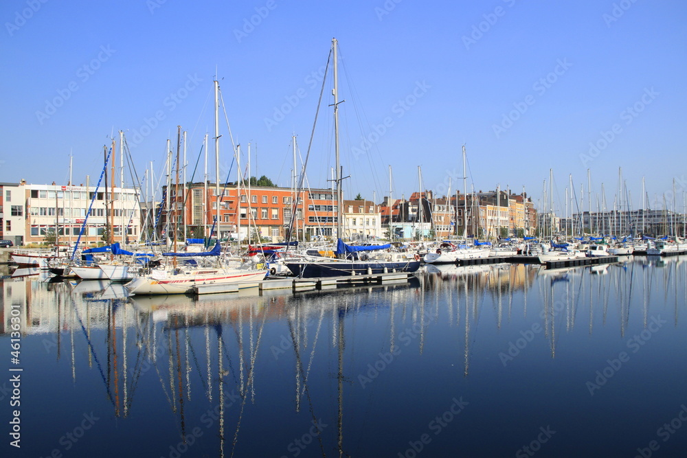 Jachthafen in Dunkerque