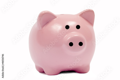 Cute Pink Piggy Bank photo
