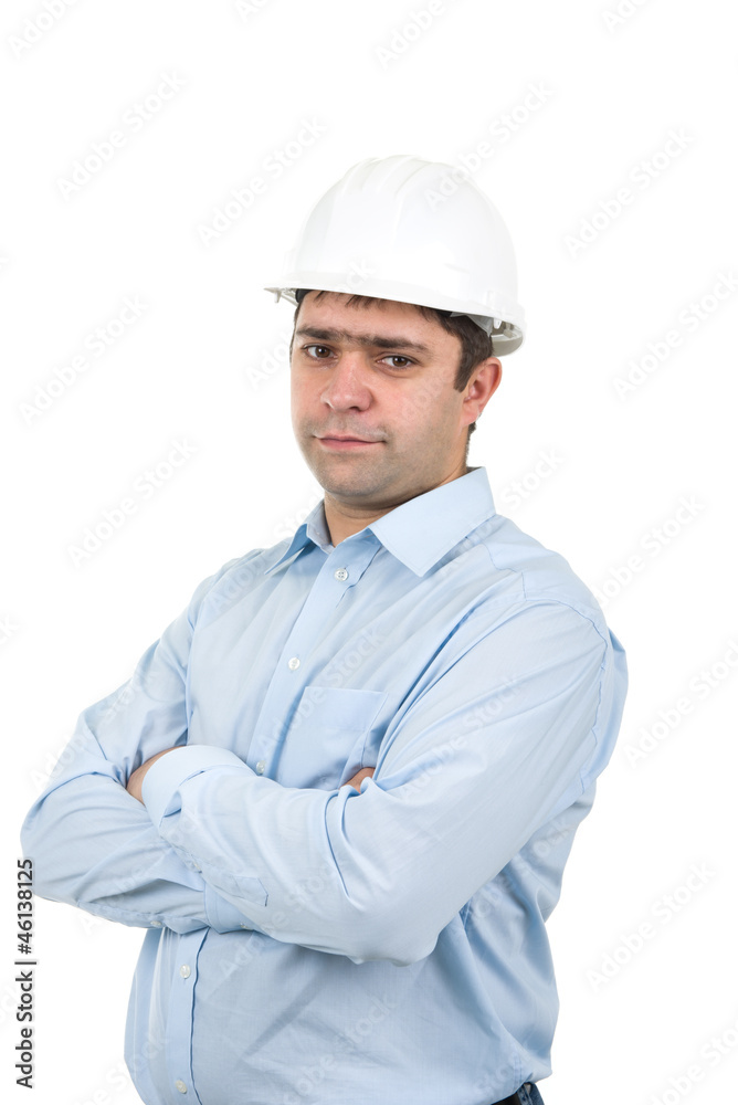 Young man in helmet Young man in helmet