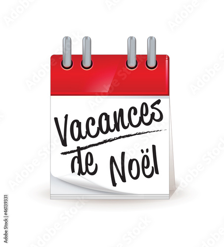 calendrier scolaire : vacances de noel