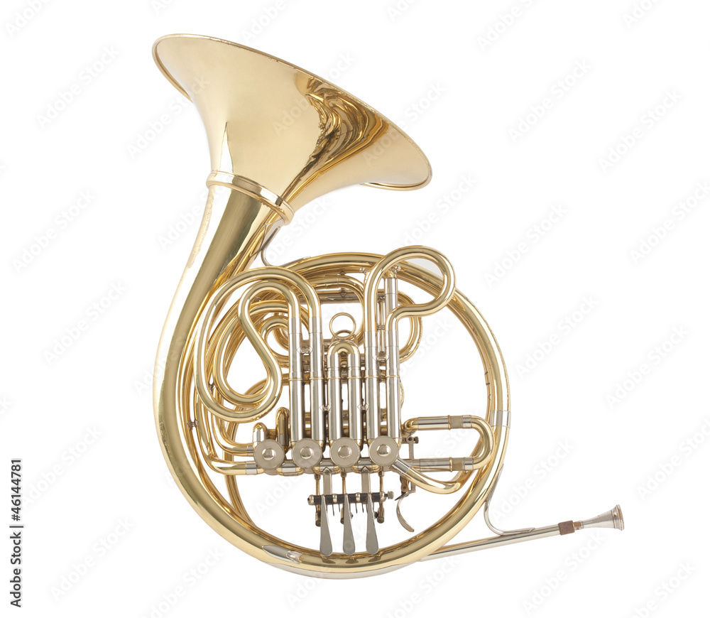 Naklejka premium French horn the sound of music