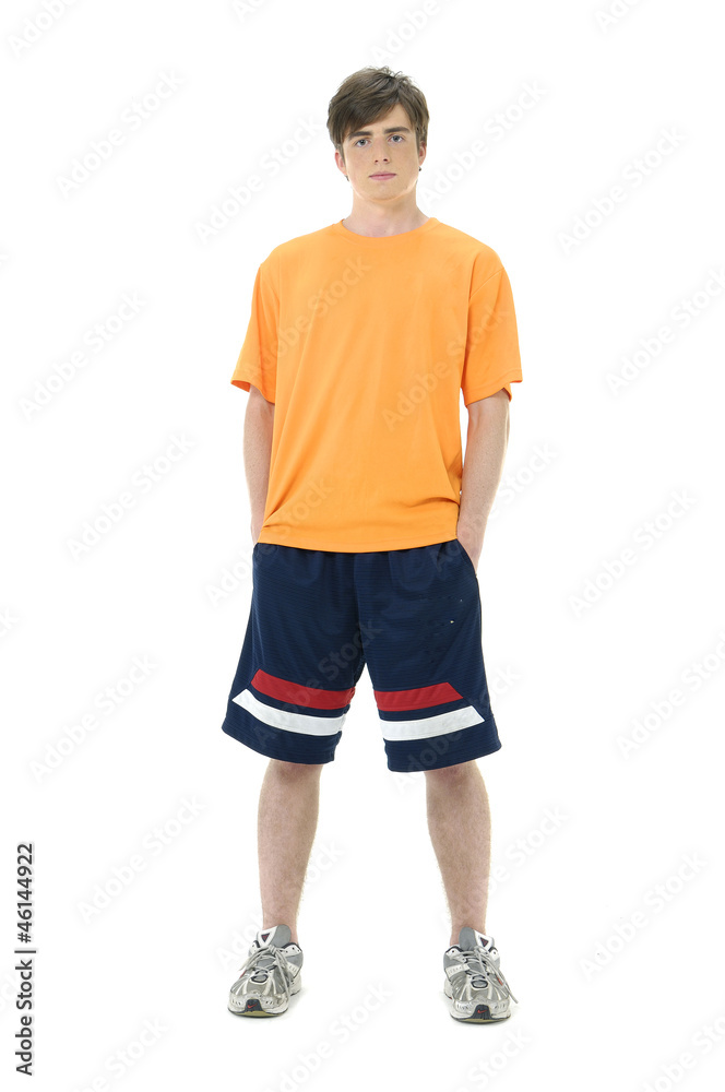 Young sexy man isolated on white Young sexy man isolated on white