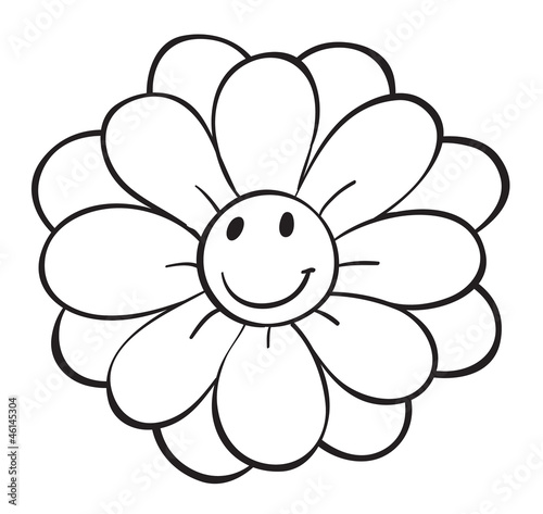 a flower sketch