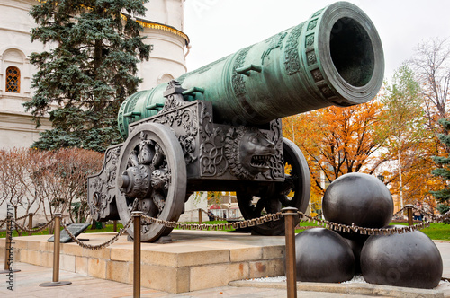 Slika na platnu Tsar Cannon in Moscow Kremlin
