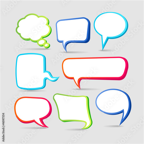 Speech Bubbles. Collection