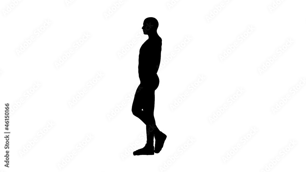 男性のシルエット 男性のシルエット