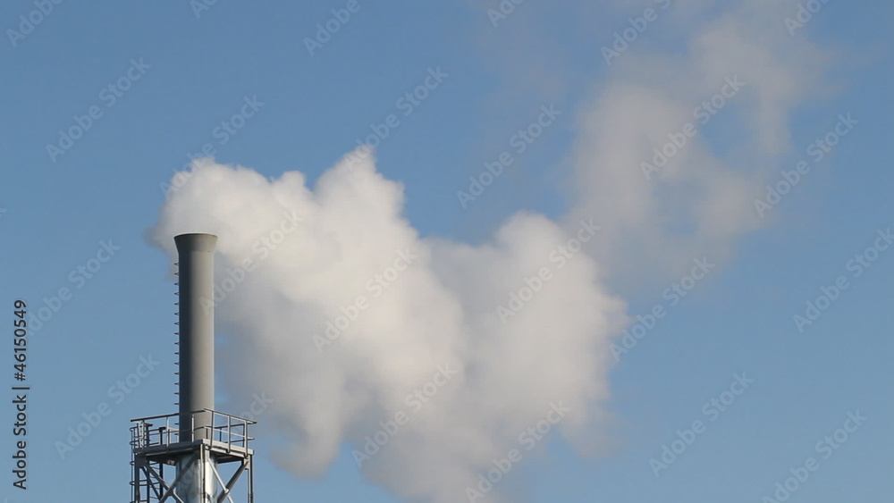 white smoke from a chimney white smoke from a chimney