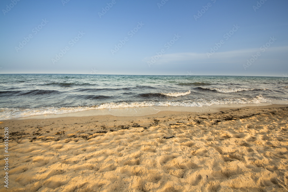 Beach in Hammamet, Tunisia