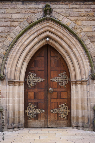 Old European style door