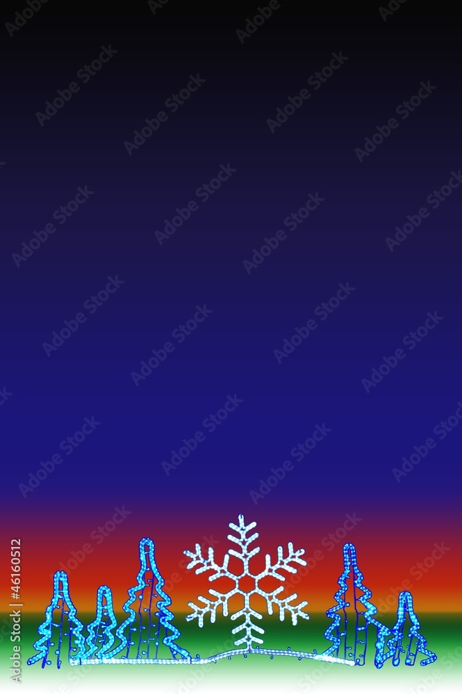 Christmas trees & snowflake © Arena Photo UK Christmas trees & snowflake © Arena Photo UK