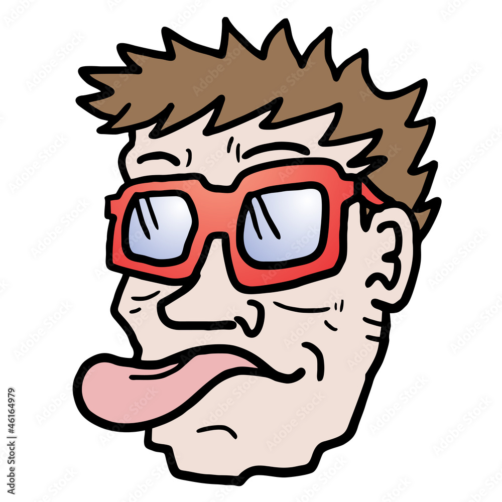 Ridicule face man Ridicule face man