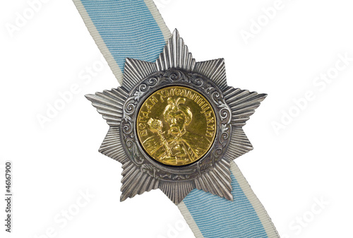 Order of Bohdan Khmelnytsky II degree on the ribbon.